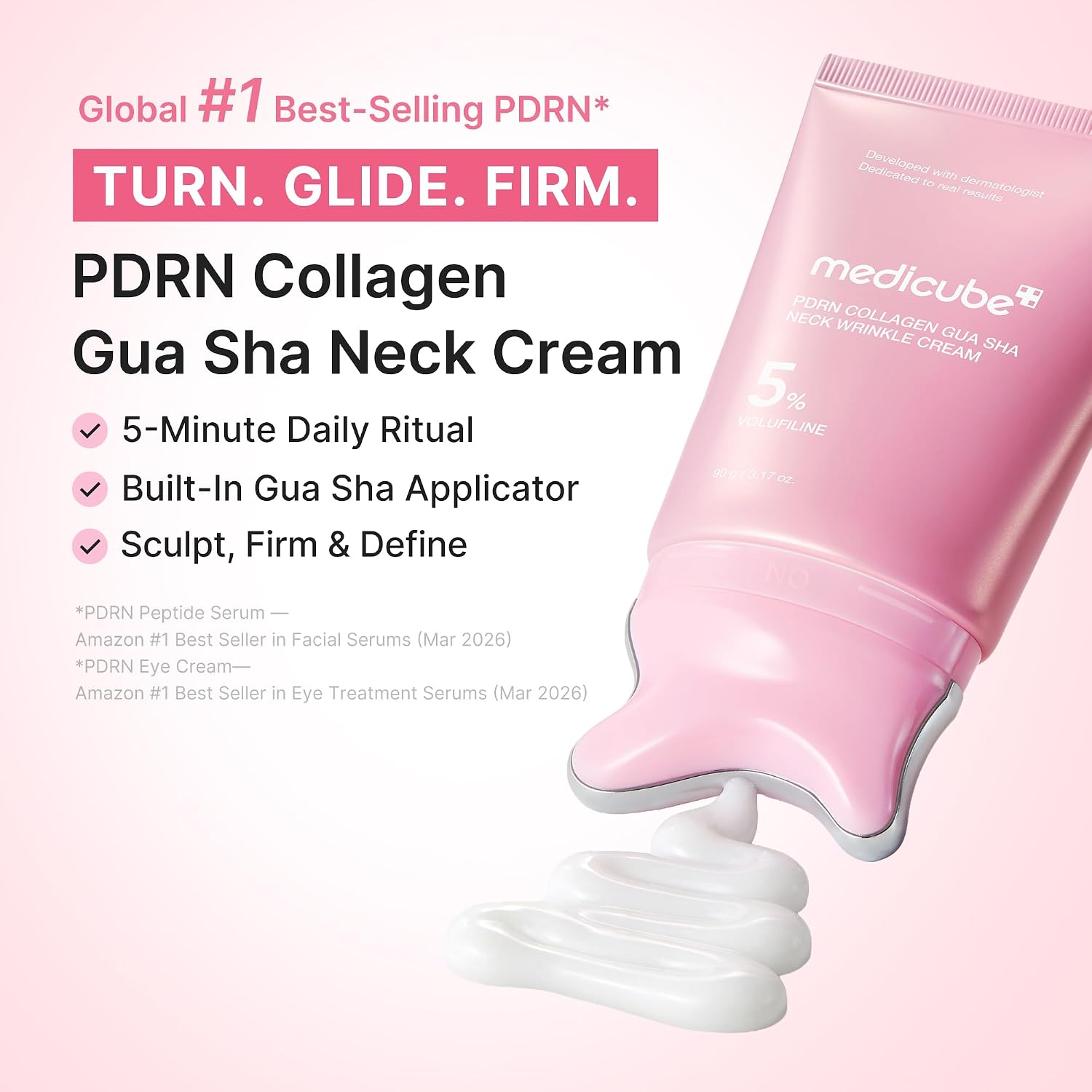 MEDICUBE PDRN Collagen Gua Sha Neck - Crema Reafirmante - Imagen 6